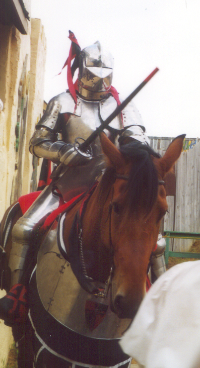 Knight on Horseback in Armor